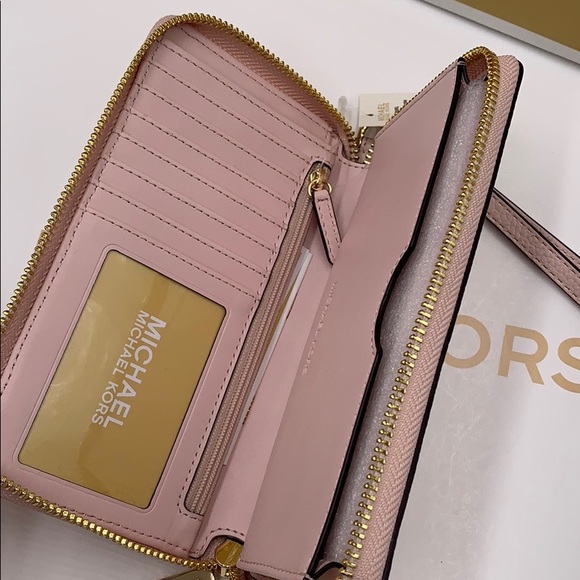 Michael Kors Jet Set Travel Phone Wallet Wristlet - Picture 9 of 16